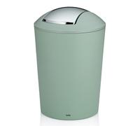 Kela Cubo para cosméticos MARTA con tapa basculante 5 l, plástico, verde jade mate