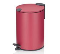 Kela Cubo para cosméticos MATS, 3 l rojo mate, tapa con cierre silencioso y pedal