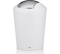 Kela Marta papelera 1.7 l cromo-blanco 22271
