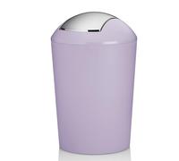 Kela Cubo para cosméticos MARTA 1,7 l, tapa basculante, plástico, violeta pastel mate, pequeño