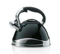Kela Hervidor VARUS 3 L inducción, acero inoxidable, apertura segura por botón – Negro brillante