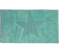 Kela Lindano, color verde, diseño liso, forma rectangular, material: algodón, dimensiones: 70 x 120 cm