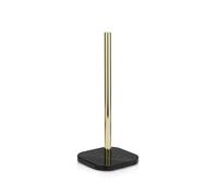 kela Liron 20016 - Portarrollos de Papel higiénico (Metal, 15 cm de diámetro, 37 cm de Altura), Color Negro y Dorado