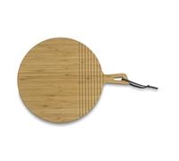 Kela Tabla de cortar COSMA redonda 32 x 2 cm, bambú con asa