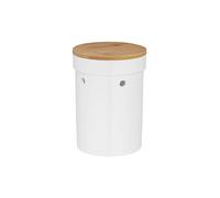 KELA Tarro para cebollas SALENA 15cm Cerámica Blanco blanco