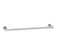 kela Toallero de pared 59,5 cm, toallero sin taladrar, barra toallero, MAKIRA, latón cromado, brillante