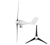 Kelawoly Generador Eólico 200W, Aerogenerador de Aleación y Plástico, Kit