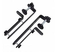 Kelawoly Soporte de Escritorio para Tablero Perforado, 2 Unidades 7.28 | Soporte de abrazadera de Metal, organizador de bordes resistente, perilla ajustable sin taladro, taller de sala de juegos