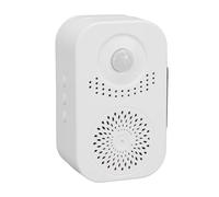 Kelawoly Timbre de Puerta con Sensor de Movimiento, Recordatorio por Voz, | Timbre de bienvenida activado por PIR, alimentado por batería AAA, grabación de 20 segundos, modo estrecho ajustable de 20