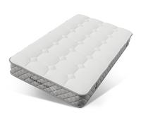Kelodan Colchón ortopédico de espuma fría, 90 x 200 cm, núcleo de muelles ensacados con 7 zonas, dureza H3 (resistencia media), certificado Öko-Tex®, altura de 20 cm, 4 asas, embalaje al vacío, color
