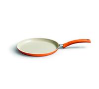 Kelomat, CERAMIC COLOR 3530-355 - Sartén para crepes (diámetro: 25 cm), color naranja
