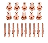 KEMAO 10 electrodos cortador de plasma 9-8215 y 10 boquillas de corte de plasma 9-8207 para dinámica térmica SL60/SL100 consumibles de antorcha de corte de plasma