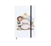 Kembilove Libreta Infantil Personalizada con Nombre - Cuaderno A5 con 200 Hojas Blancas - Diseños Infantiles para Niños y Niñas - Ideal Escuela, Dibujo, Regalos Originales