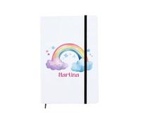 Kembilove Libreta Infantil Personalizada con Nombre - Cuaderno A5 con 200 Hojas Blancas - Diseños Infantiles para Niños y Niñas - Ideal Escuela, Dibujo, Regalos Originales