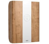 KEMMLIT Cambiador Pamplona de roble/Timkid Kawaform midi, plegable, como cambiador de pared, madera moldeada, roble, incluye cambiador (roble blanco)
