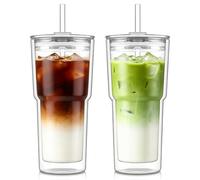KEMORELA Latte Macchiato - Vasos de doble pared (600 ml)
