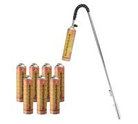 Kemper - Desherbador térmico con forma de hierbas, 8 cartuchos de gas, 330 g, soplete de gas multiusos, malezas, encendedor de barbacoa y Poele