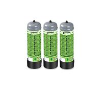 KEMPER - Pack 3 botellas de gas argón puro 110 bar 2,2 litros Soldadura semiautomática MIG-Bonbon Gas Gran capacidad Desechable