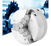kengbi Chuck de Alta precisión Z011 Mini Taladro de Taladro Manual de aleación de Zinc Metal Metal 3-Jaw Lathe Chuck Abrazadera con 2 Llave de Mandril para la Herramienta de Torno CNC