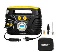Kensun Bomba de inflado de neumáticos CA/DC para coche 12V CC y hogar 110V AC Swift Performance 2.0 Bomba de aire portátil para coche y hogar