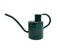 Kent & Stowe Regadera de interior de 1 litro, color verde bosque, regadera galvanizada resistente al óxido con mango y boquilla larga, herramientas clásicas de jardín para todo el año, hechas de acero