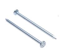 Keple Clavos para Madera Cabeza Redonda Plana 30 mm (Paquete de 500) Clavos Zincados Galvanizados para Bricolaje Carpintería Muebles Colgar Cuadros Construcción (30 mm x 1.6 mm)