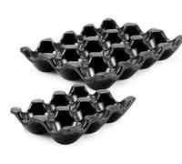 Keramiken 12 + 6: Soporte para huevos, organizador de porcelana decorativo