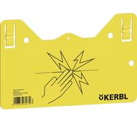 Kerbl Cartel Indicador de Cerca Elénctrica, Impresión en 2 Caras - 1 pieza Kerbl