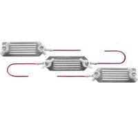 Kerbl Conector Pastor/Cinta (para atornillar hasta 40 mm), 3 piezas - 1 Set Kerbl