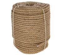 Kerbl Cuerda de Juego Jute, Material de Actividad para Cerdos, Material Natural, Ø 10mm, Rollo de 220m, orgánica, Biodegradable, Rica en Fibra