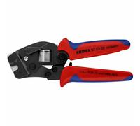 Knipex Alicate autoajustable 97 53 09 SB – crimpar punteras huecas, mangos multicomponente, 190 mm