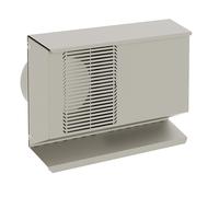 Kermi x-well rejilla de protección contra la intemperie, doble NW 125, horizontal, RAL9016 - Y2401125004K