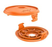 KERYBW 2 piezas cubierta de bobina compatible con Gardena 5344-20, repuesto para recortadora Gardena EasyCut ComfortCut PowerCut SmallCut