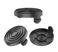 KERYBW 3 piezas de cubierta de bobina de recortadora de césped compatible con Einhell TLE-02-1, tapa de repuesto para Einhell GC-ET 4530 Aldi Gardenline GLR GLT