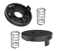 KERYBW Funda de carrete para recortadora de césped Compatible con Einhell TLE-01-1, Reemplazo de la tapa del recortador para Einhell GE-CT 36/30 LI E SOLO (2 tapas de carrete + 2 muelles)