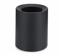 KESOTO Contenedor de Basura Papelera Cesto Cubo con Estructura de Dos Piezas Que Oculta la Bolsa y Superficie Lisa Antimanchas en Plástico PP Apto para Sala, Negro, 12L