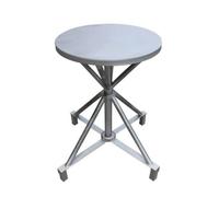 KESOTO de Rociado Giratoria Mesa Giratoria Soporte de Pintura Banco de Trabajo Base de Pulverización con Superficie de Rejilla, Diámetro 50cm, Altura 60cm Eje Doble