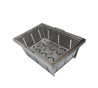 KESOTO Parrilla Portátil Plegable Parrilla Barbacoa Parrilla de Carbón Asador de Camping Ligera de 2.55 Kg y Fácil de Adecuada para Picnic Camping Terraza Viajes