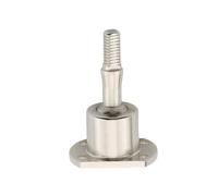 KESOTO Rotary Joint Fitting Articulación Esférica Universal Eje Giratorio Junta Rotativa Construcción Metálica Sólida en Acero Guía de Movimiento Estable y, Grande, 3 N.m 30 Kgf.cm
