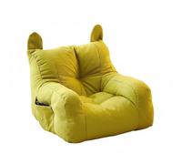 KESOTO Sofá Infantil Mini Sillón para Niños Silla de Lectura Relleno Acolchado Textil Lino Forma Encantadora Adecuado para Dormitorio Sala de Juegos Guardería, Verde