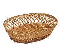 Kesper 17844 - Cesta Rectangular para Frutas o Pan, plástico, 31 x 23,5 x 8,5 cm, Color marrón