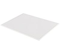 Kesper 30061 - Tabla de Cortar, plástico, 61 x 45 x 1,2 centímetros, Color Blanco
