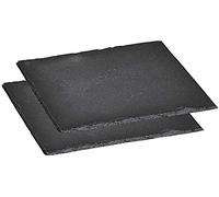 Kesper Bandeja para servir 38109 – 2 unidades, 200 x 200 mm, negro
