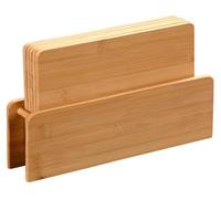 KESPER 58376 - Soporte para tablas de desayuno (5 unidades, bambú)