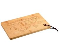 KESPER 58391 - Tabla de cortar (bambú, 31,5 x 20,5 cm), diseño de corazón
