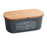 Kesper 58501 - Panera, melamina, bambú, color gris