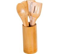 Kesper 81102 Juego de Utensilios de Cocina 5 Piezas Redonda, bambú, marrón, 11 x 18 x 11 cm, 5 Unidades