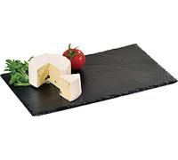 Kesper Bandeja Buffet de pizarra barnizada 300 x 200 x 10 mm Negra