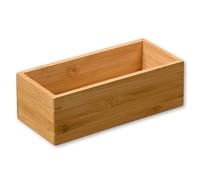 Kesper Caja de almacenamiento de bambú, color marrón, 24 x 11 x 8 cm, 57404