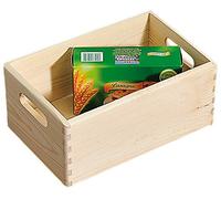 Kesper - Caja de Almacenamiento, Pino, marrón, 30 x 20 x 14 cm